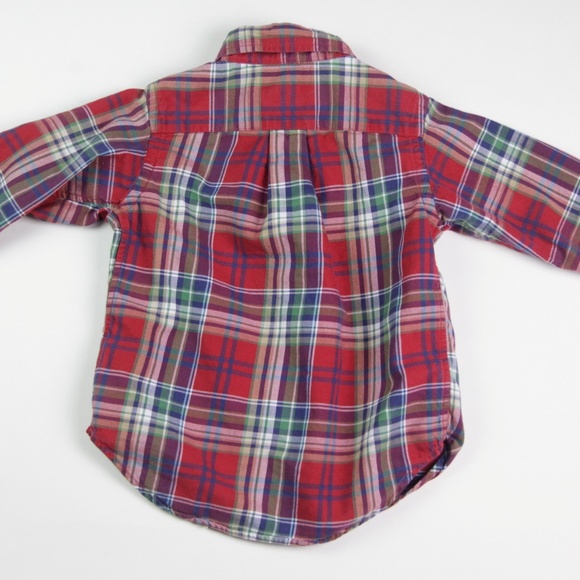 Polo Ralph Lauren Plaid Collared Boy's Dress Shirt - Picture 5 of 6